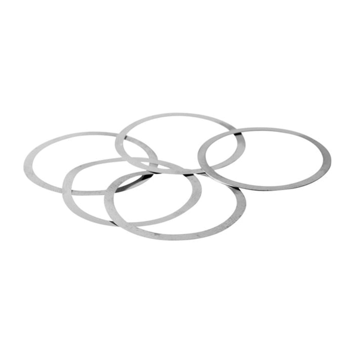 Brownells Barrel Nut Shim Kit, Silver