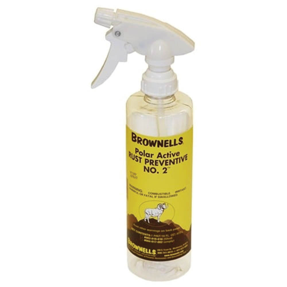 Brownells #2 Rust Preventive, 16 oz Pint Spray Bottle