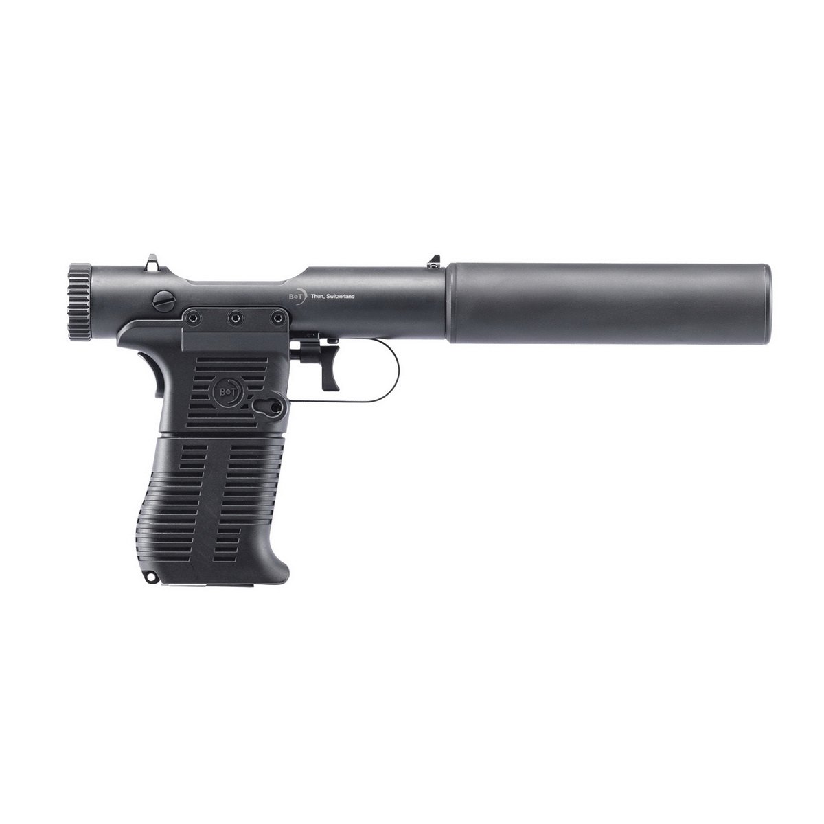 B&T USA Station Six .45 ACP Compact Pistol 3.50" 7rds, Black - BT-410110 - B&T