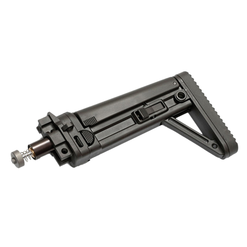 B&T USA MBT Folding Stock Fits APC9/40/45 in Black - High-Quality Folding Stock for APC Series with Enhanced Tactical Performance - 361639 - B&T