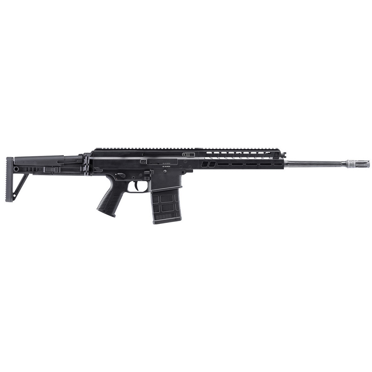B&T USA APC Pro DMR .308 Win 18.90" AR Rifle, Black - BT-361663-RIFLE - B&T