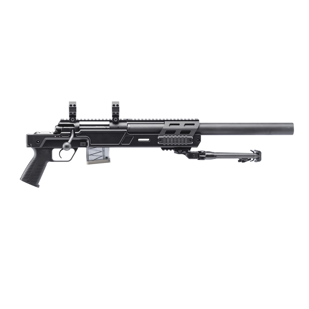 B&T USA SPR300 .300 AAC Blackout Bolt Action Rifle, Black - BT-SPR300-Pistol-Kit - B&T