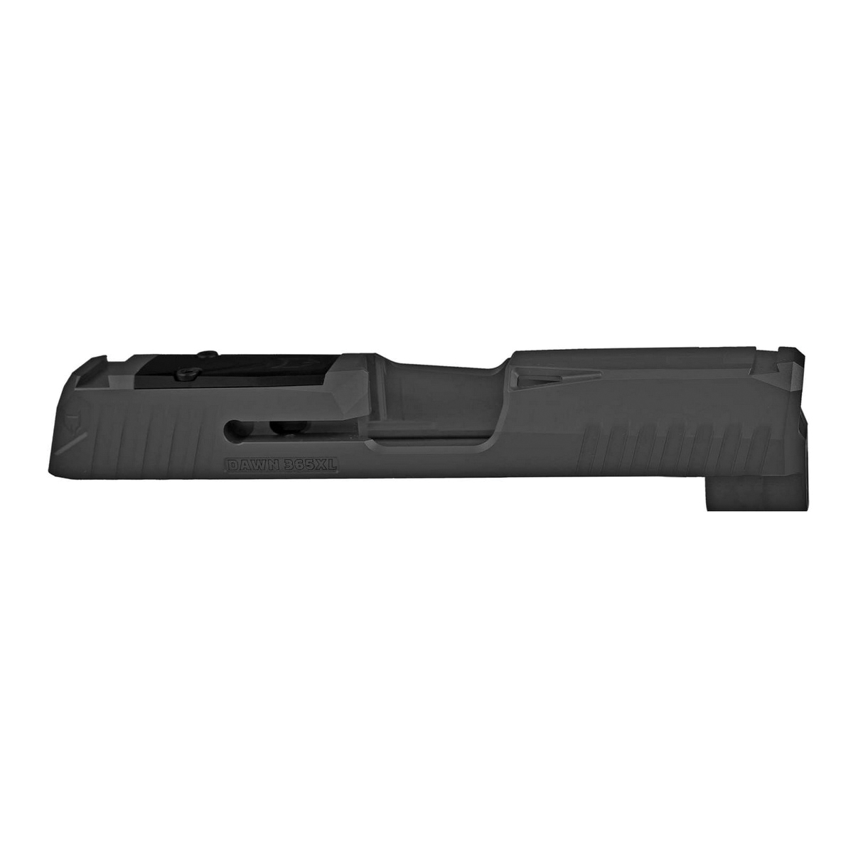 Lone Wolf Arms Dawn 365XL Optic Cut Stripped Slide Fits Sig Sauer P365XL - Sleek Gray Slide with Optic Cut - LWD-DAWN365XL-OC-GG - Lone Wolf