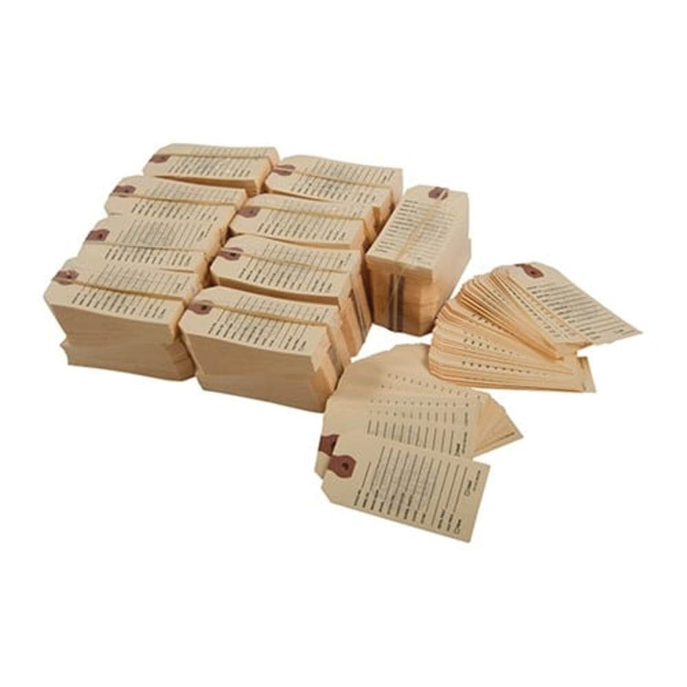 Brownells 3.75" x 1.88" Gun Price Tag, Manilla Pack of 1000