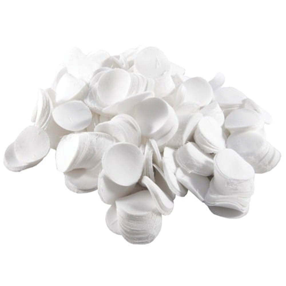 Brownells .22 Cal/.243 Caliber 1.13" Round Twill Patch, White Pack of 1000