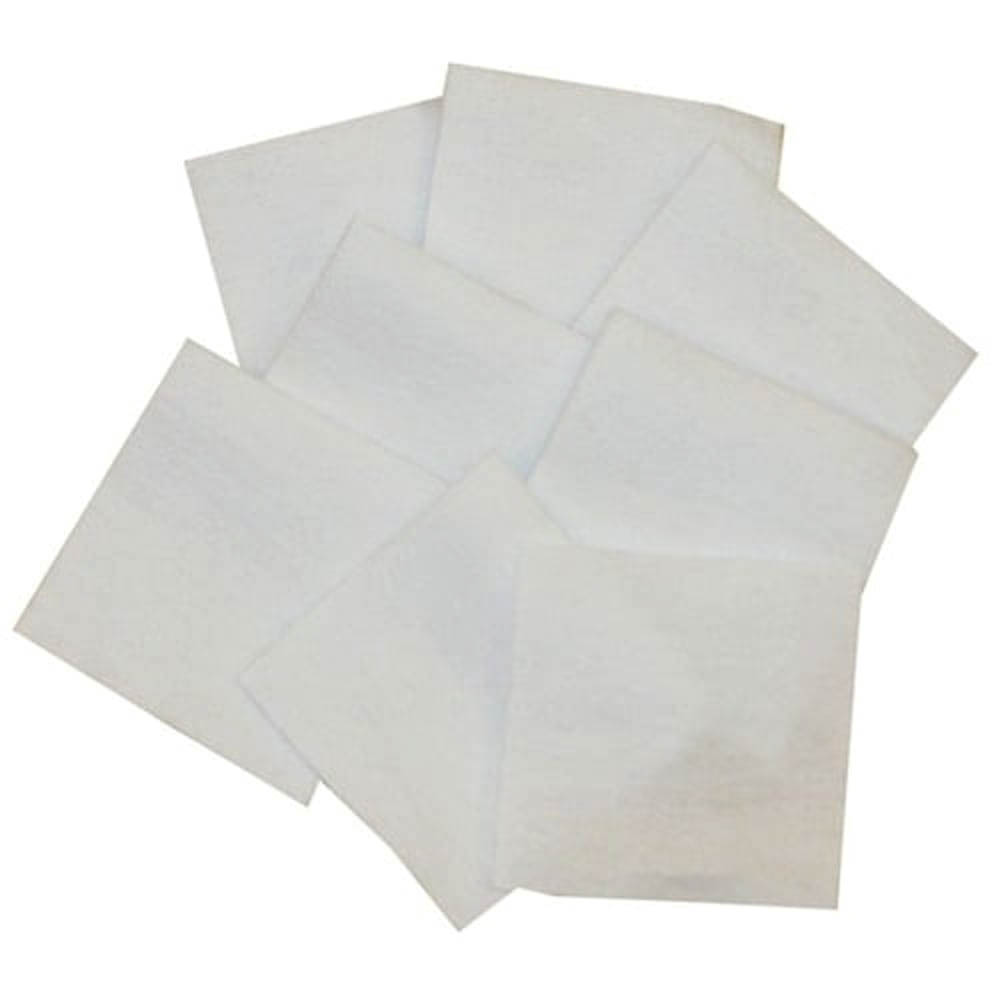 Brownells .20 Cal/.35 Cal 2.50" x 2.50" Square Patch, White Pack of 1000
