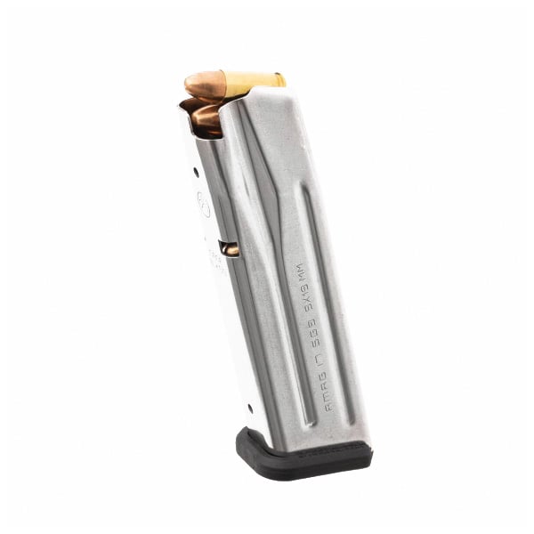 Magpul Amag 17 SG9 17rds 9mm Magazine - Silver High-Capacity - MAG1331-SST