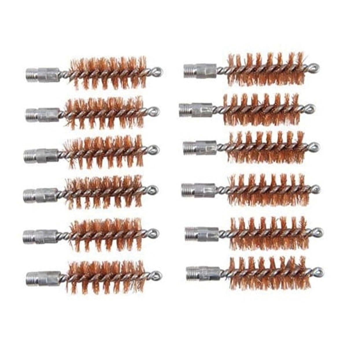 Brownells 20 Gauge 5/16-27 Male Double-Tuff Bronze Bore Brush, Pack of 12