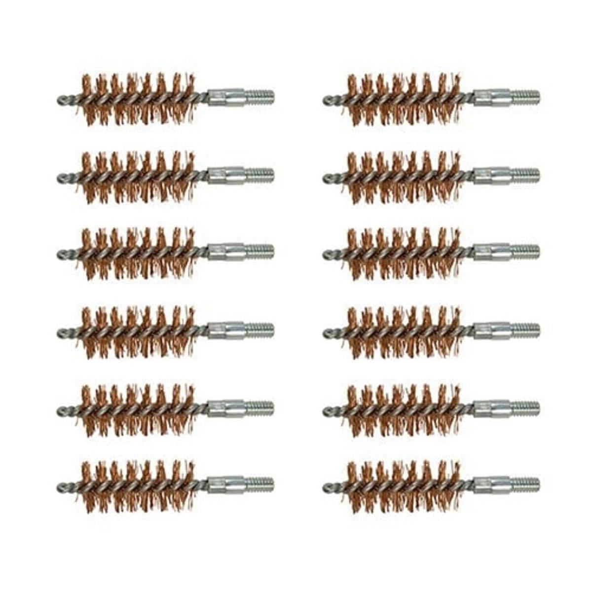 Brownells .50 Cal #8-32 Male Double-Tuff Bore Brush, Pack of 12