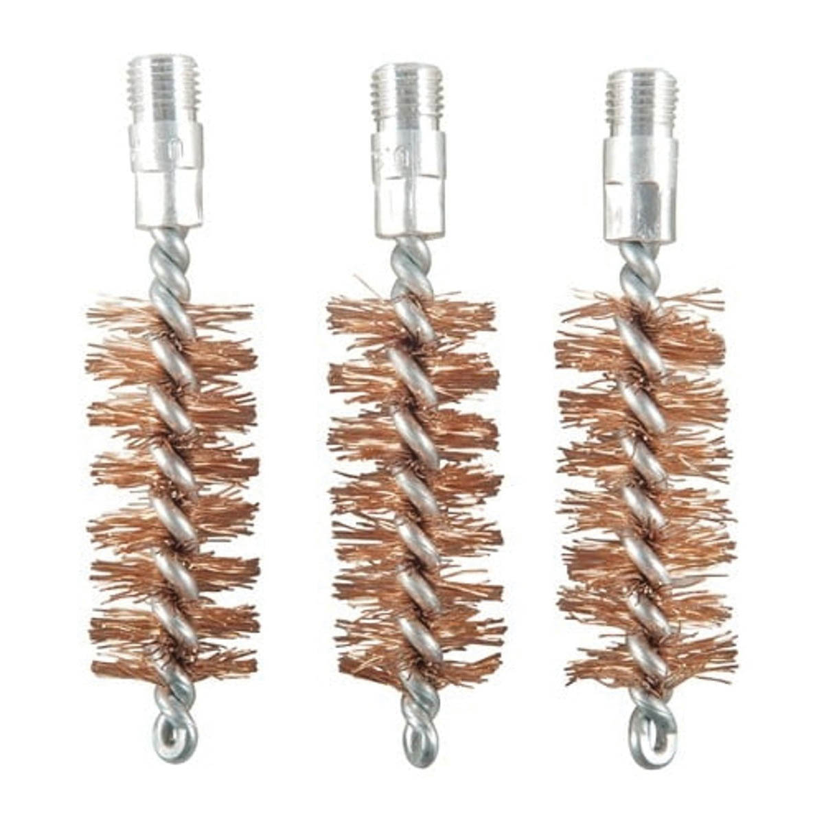 Brownells 20 Gauge 5/16-27 Male Double-Tuff Bronze Bore Brush, Pack of 3