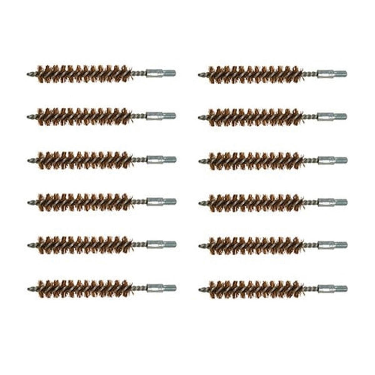 Brownells .35 Cal/.38 Caliber/.357 Cal #8-32 Male Double-Tuff Bore Brush, Pack of 12