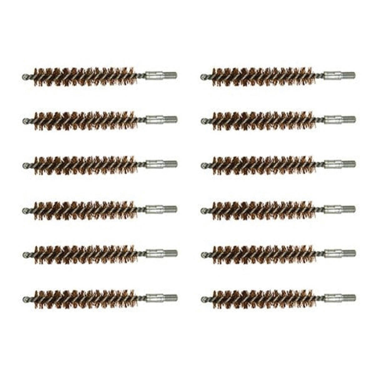 Brownells .375 Cal #8-32 Male Double-Tuff Bore Brush, Pack of 12