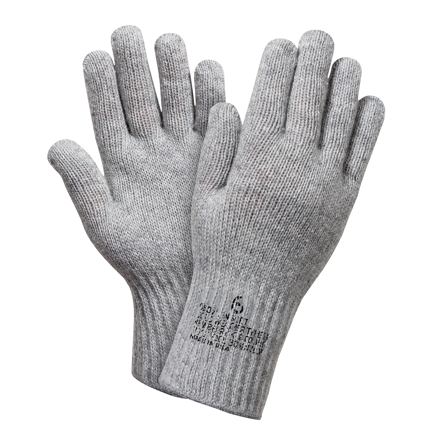 Rothco Rothco G.I. Glove Liners - Grey, 6