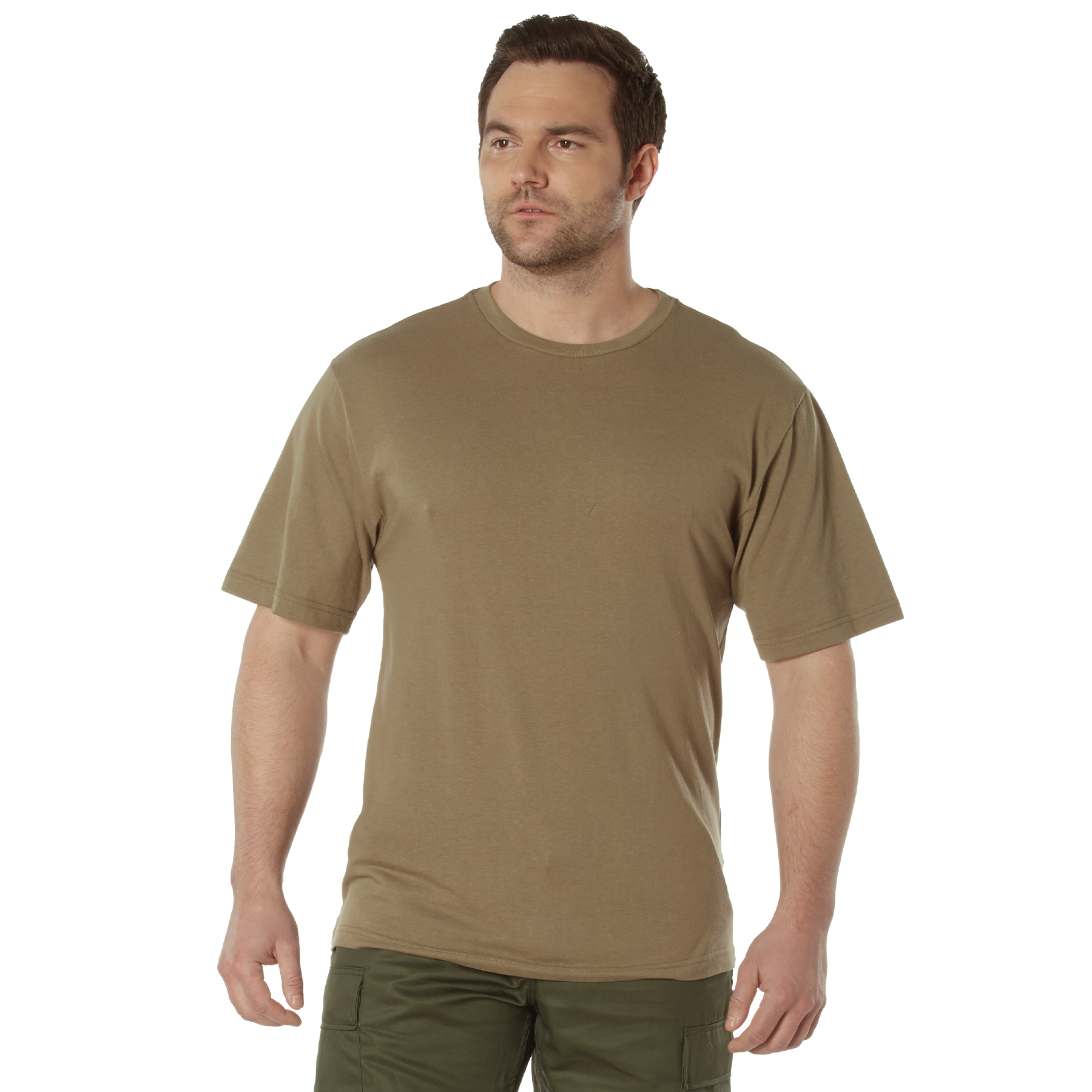 Rothco Rothco Full Comfort Fit T-Shirt - Ar 670-1 Coyote Brown, Small