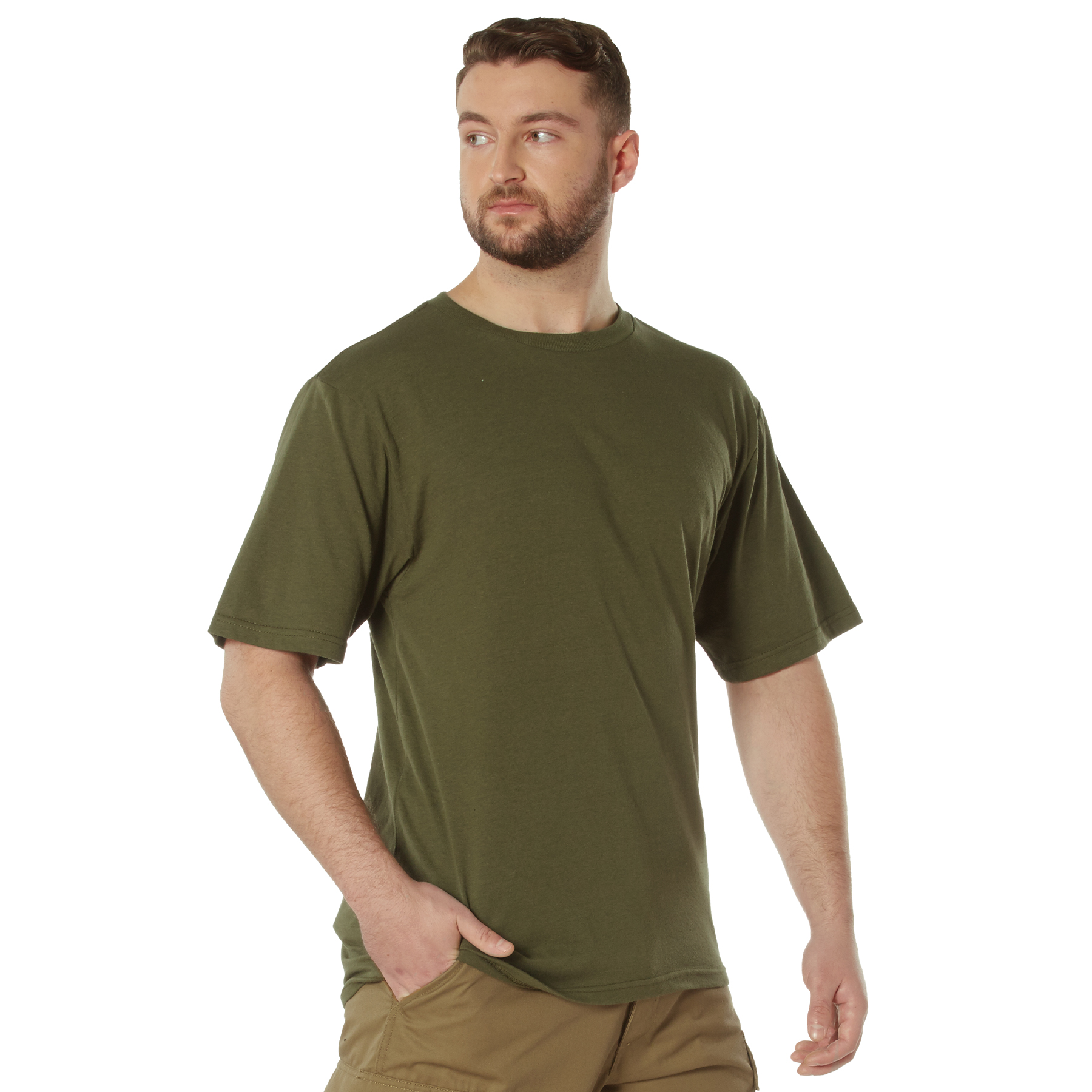 Rothco Rothco Full Comfort Fit T-Shirt - Olive Drab, 2X-Large