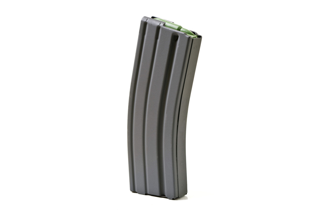 ASC 5.56/.223 AR-15 Aluminum 30 Round Magazine, Black Marlube, Orange Follower  - 30-223-AL-BM-O-ASC - Asc