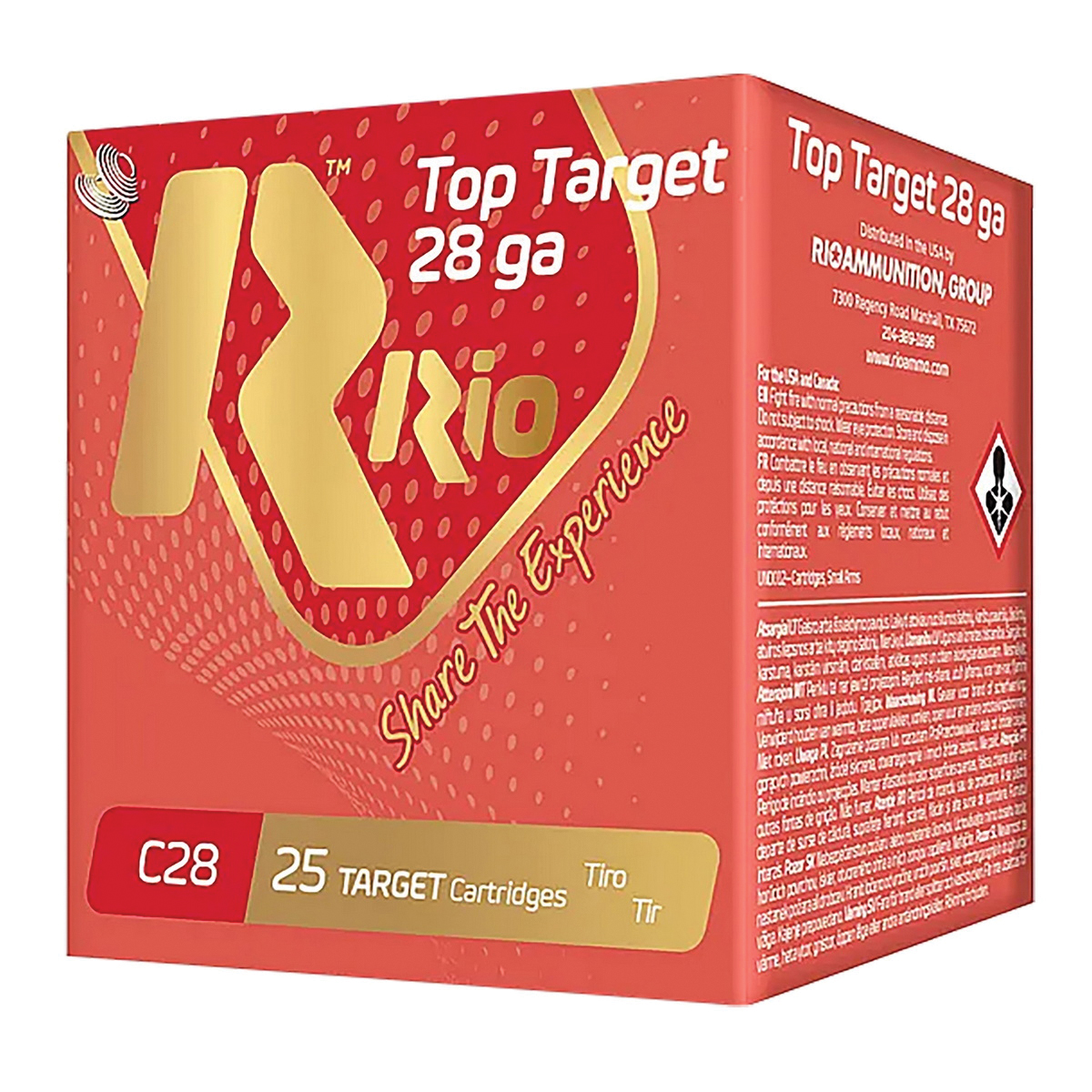 Rio Outdoors Corp Game Load 28 Gauge 2-3/4" #6 1 oz 25rds Shotshell - Reliable for Hunting - RCHV286 - Rio