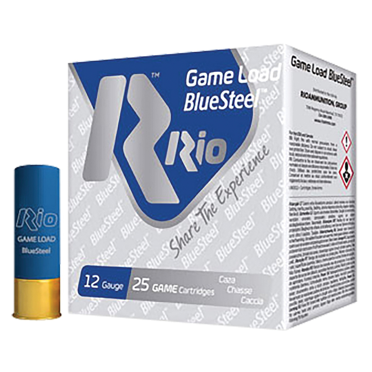 Rio Outdoors Corp Game Load BlueSteel 12 Gauge 2-3/4" #7 1-1/8 oz 25rds Shotshell - for Game Hunting - GLBS327 - Rio