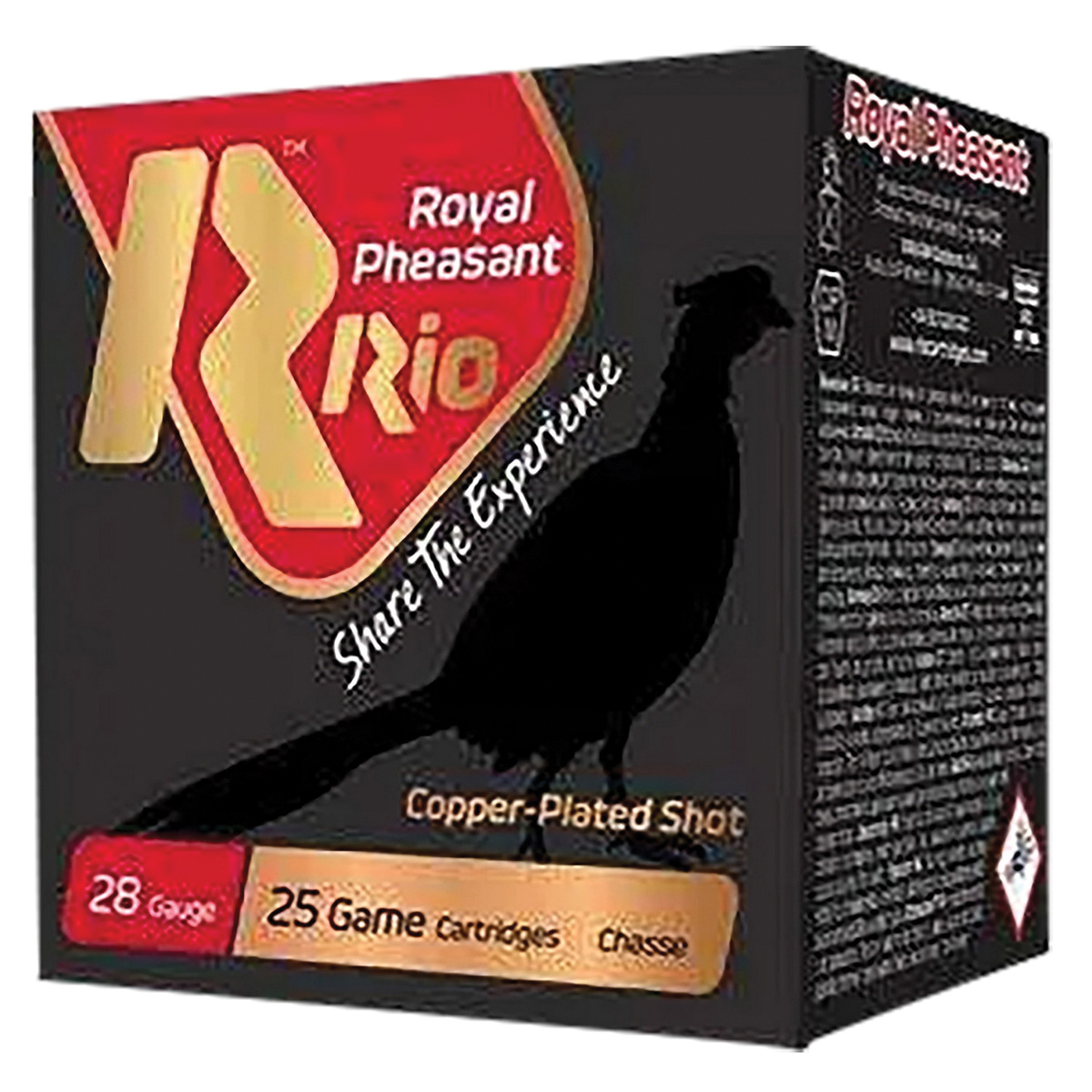 Rio Outdoors Corp Royal Pheasant 28 Gauge 2-3/4" #5 1 oz 25rds Shotshell - High-Performance Pheasant Load - RPC285 - Rio Ammo
