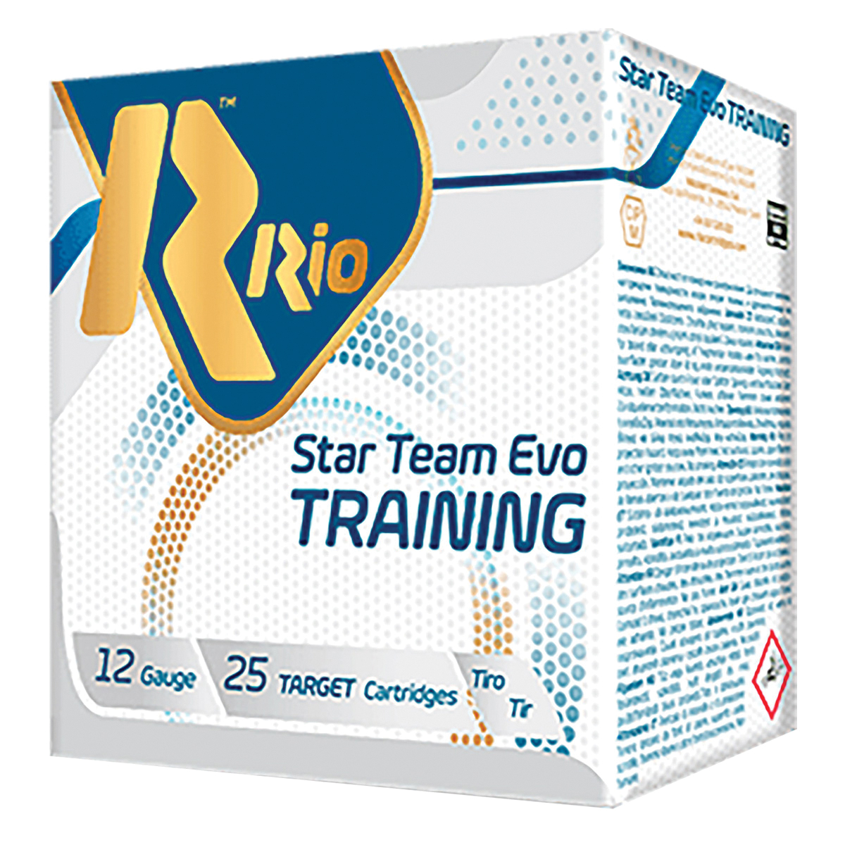 Rio Outdoors Corp Star Team Evo Target 12 Gauge 2-3/4" #7.5 1-1/8 oz 25rds Shotshell - Precision Shooting Ammo - STT32X75 - Rio