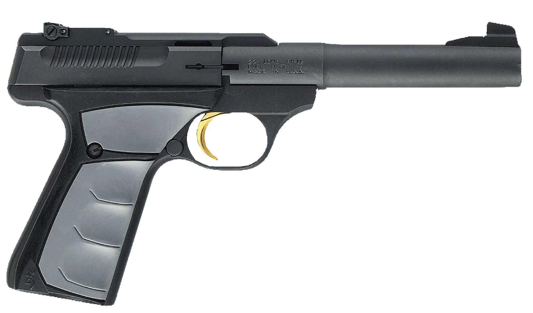 Browning Camper UFX 22 LR 10 Round Pistol, Matte Blue - 051482490 - Browning