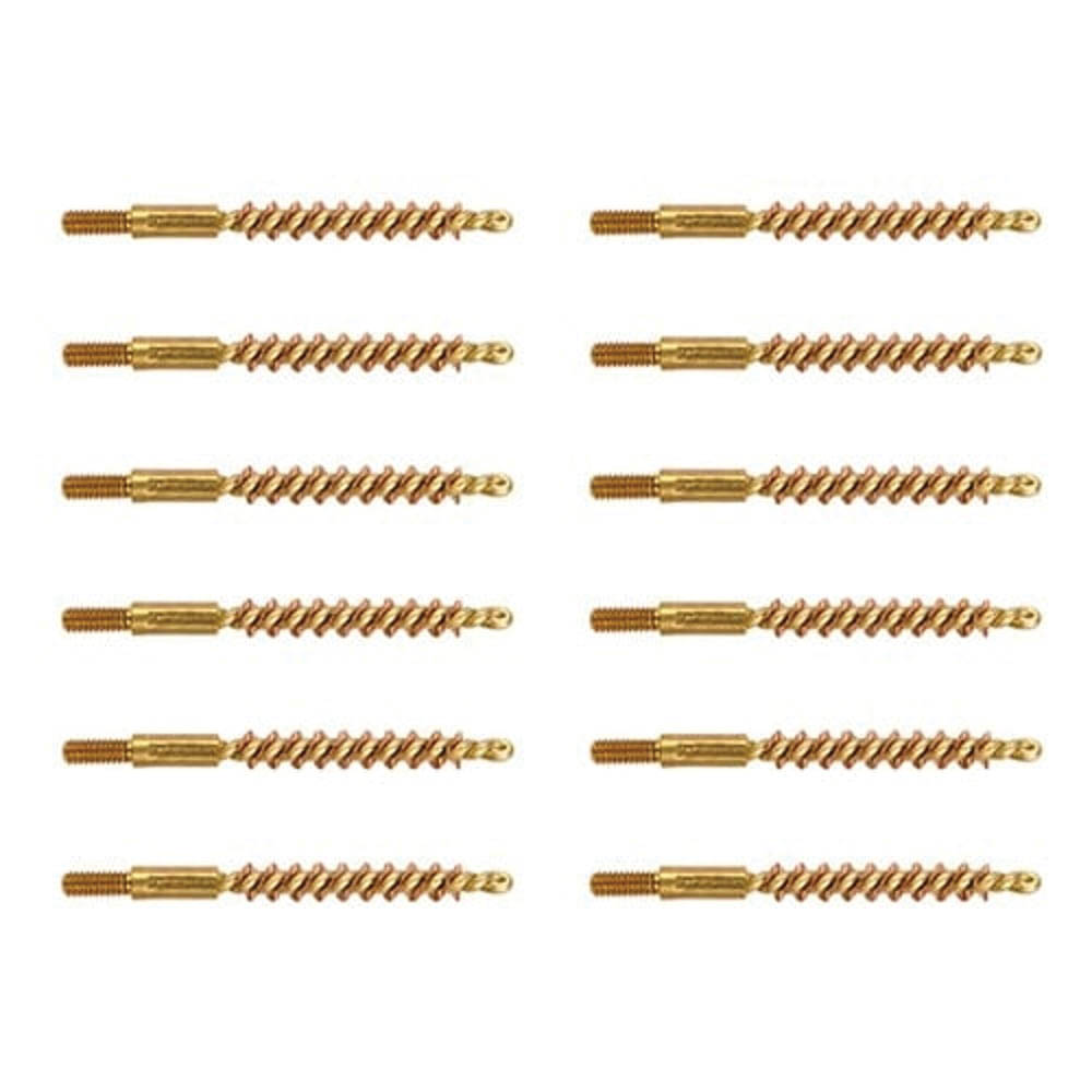 Brownells .17 Cal #5-40 Male Standard Line Bore Brush, Pack of 12