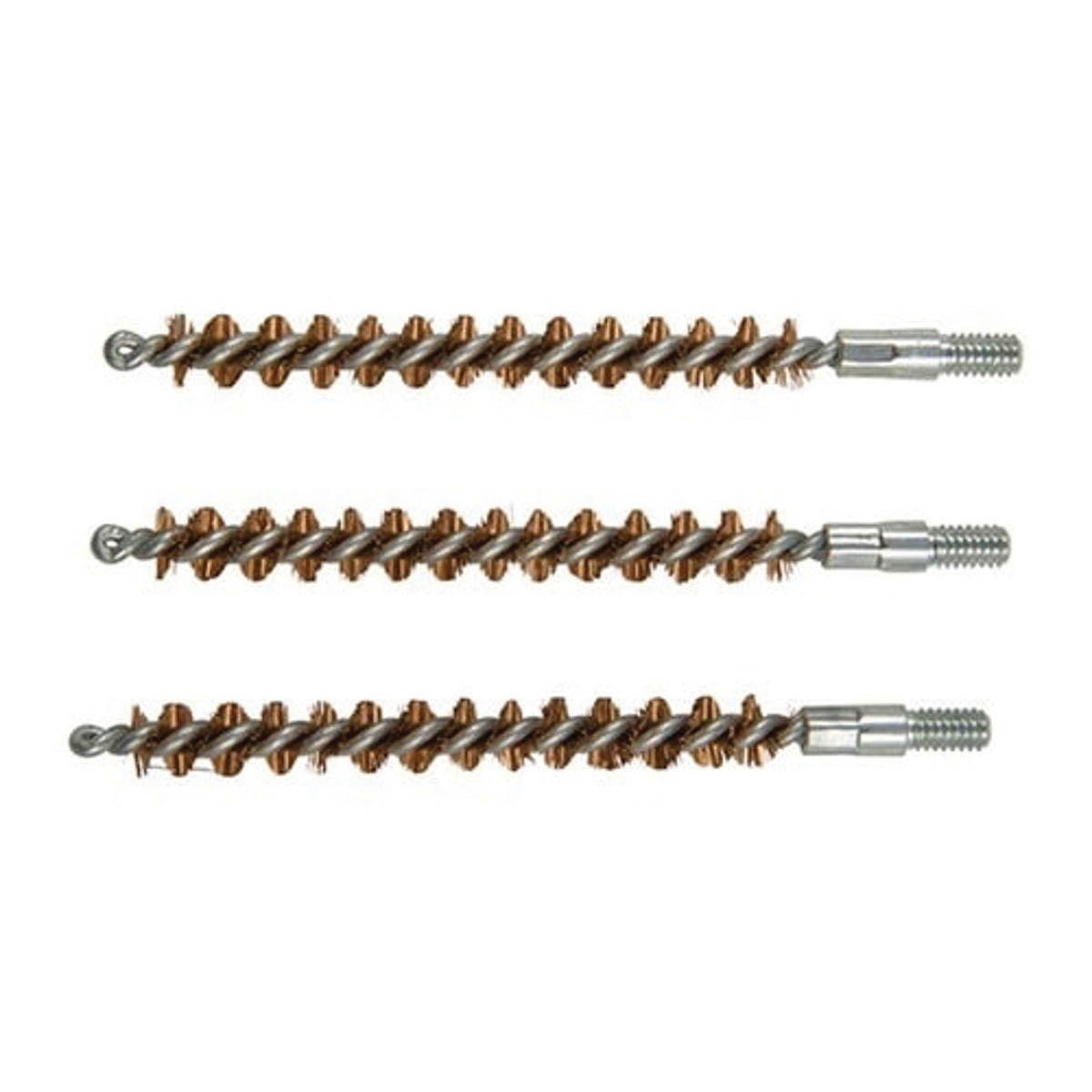 Brownells .243 Caliber/.25 Cal/6mm #8-32 Male Standard Line Bore Brush, Pack of 3