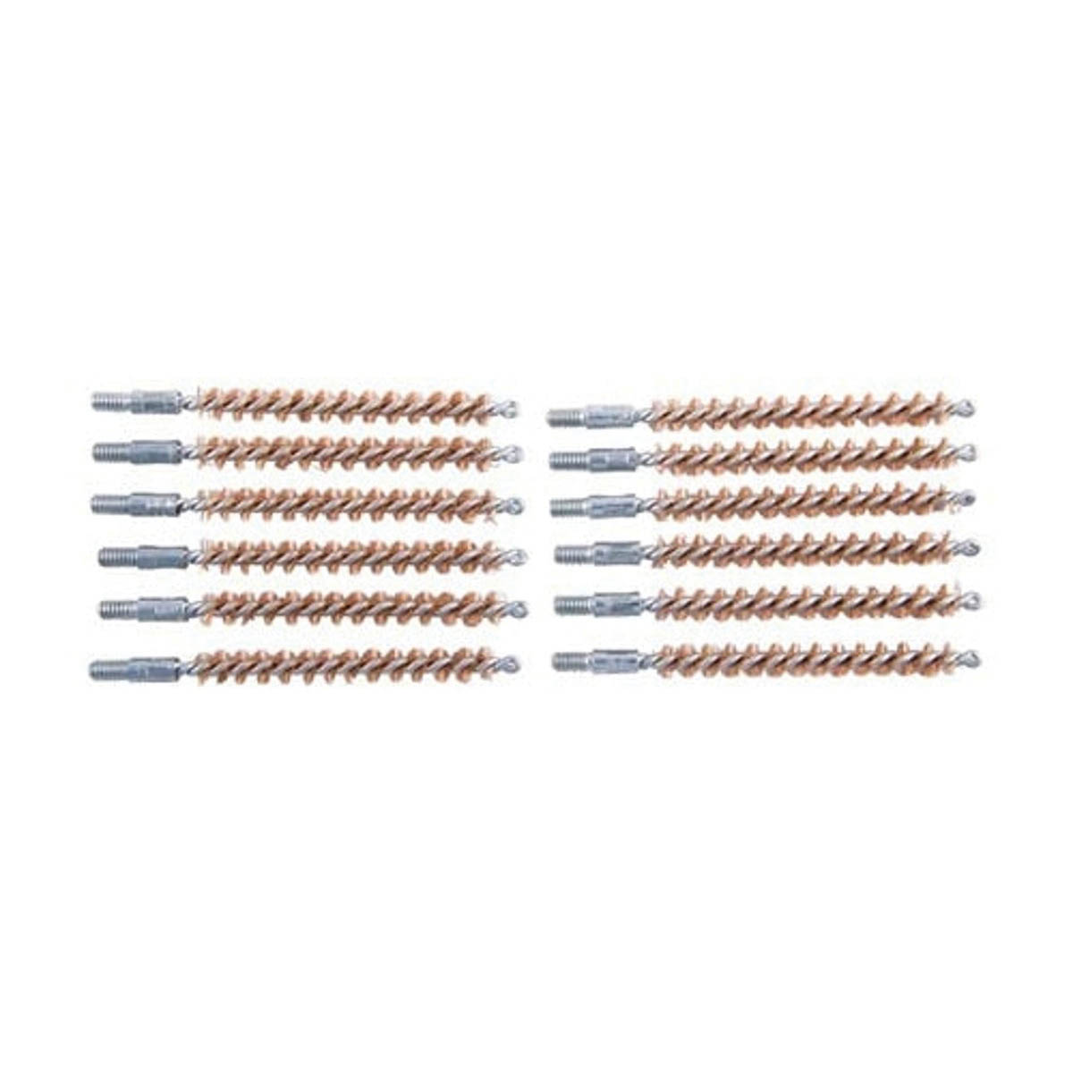 Brownells .243 Caliber/.25 Cal/6mm #8-32 Male Standard Line Bore Brush, Pack of 12