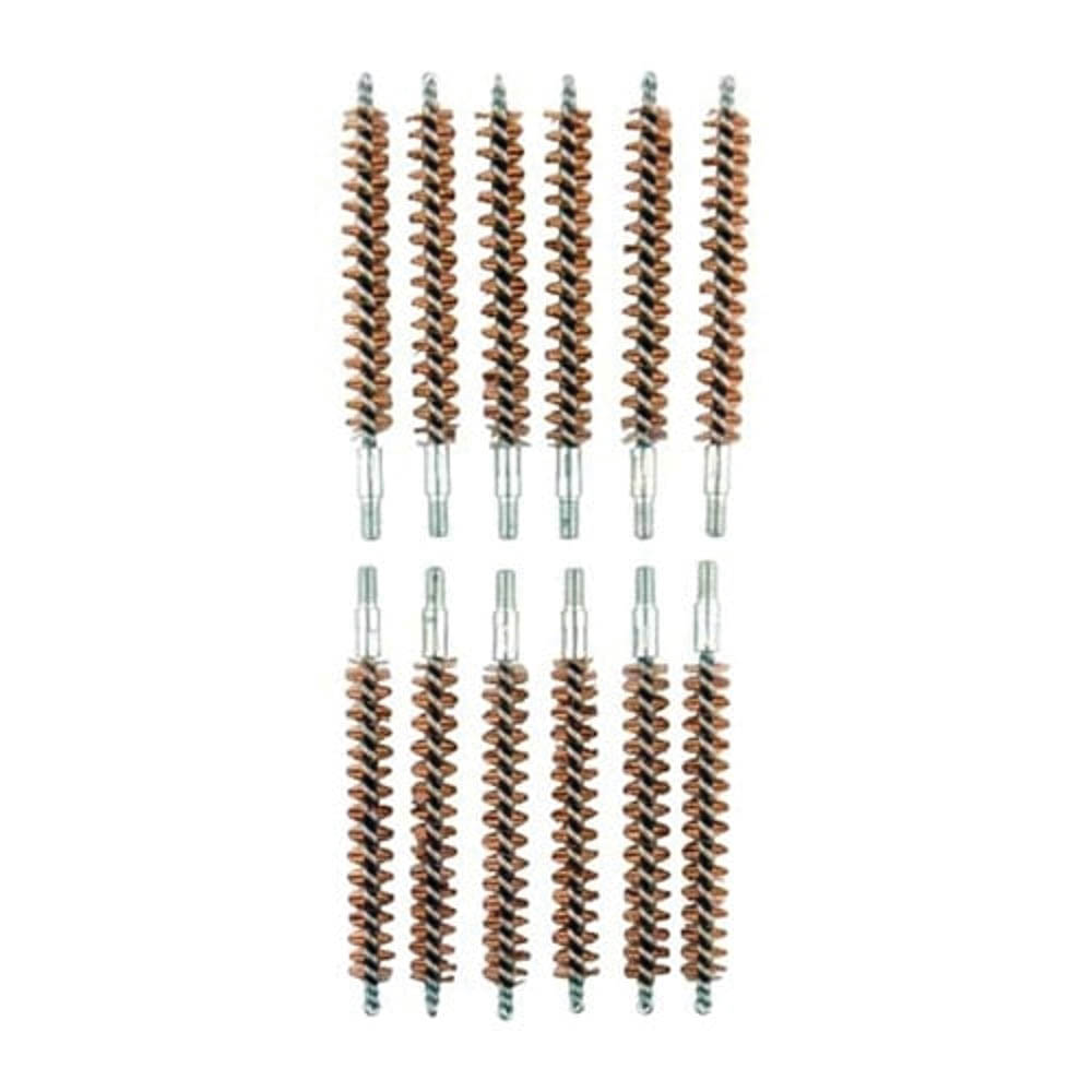 Brownells 8mm #8-32 Male Standard Line Bore Brush, Pack of 12