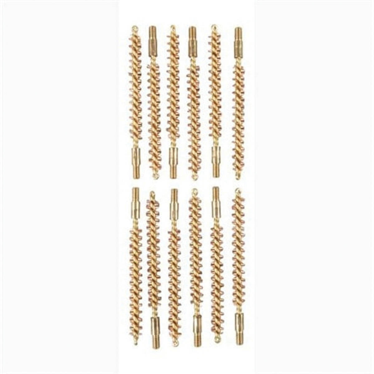 Brownells .243 Caliber/.25 Cal/6mm #8-32 Male Special Line Bore Brush, Pack of 12