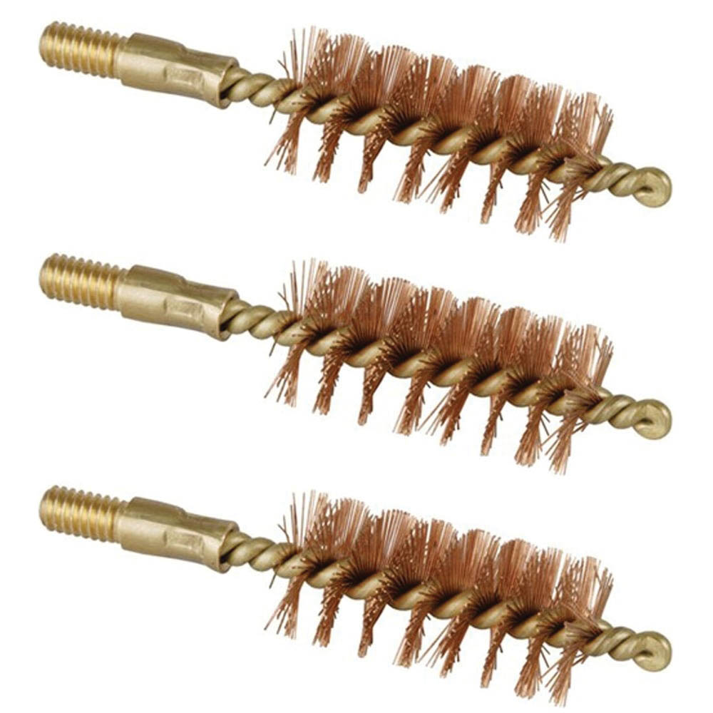 Brownells .50 Cal #8-32 Male Special Line Bore Brush, Pack of 3