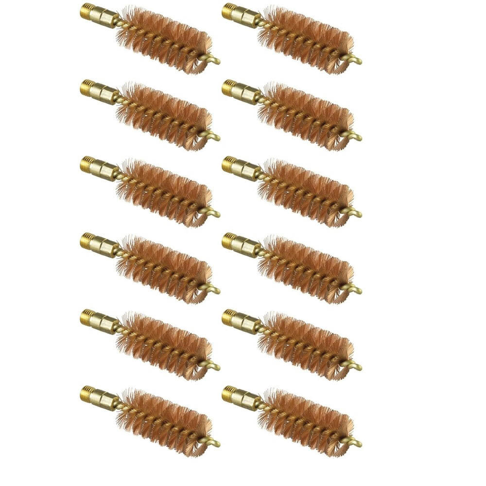 Brownells 12 Gauge 5/16-27 Male Special Line Bore Brush, Pack of 12