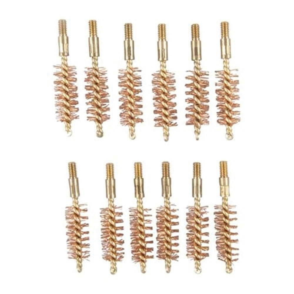 Brownells 10mm/.40 Cal #8-32 Male Double-Tuff Bore Brush, Pack of 12