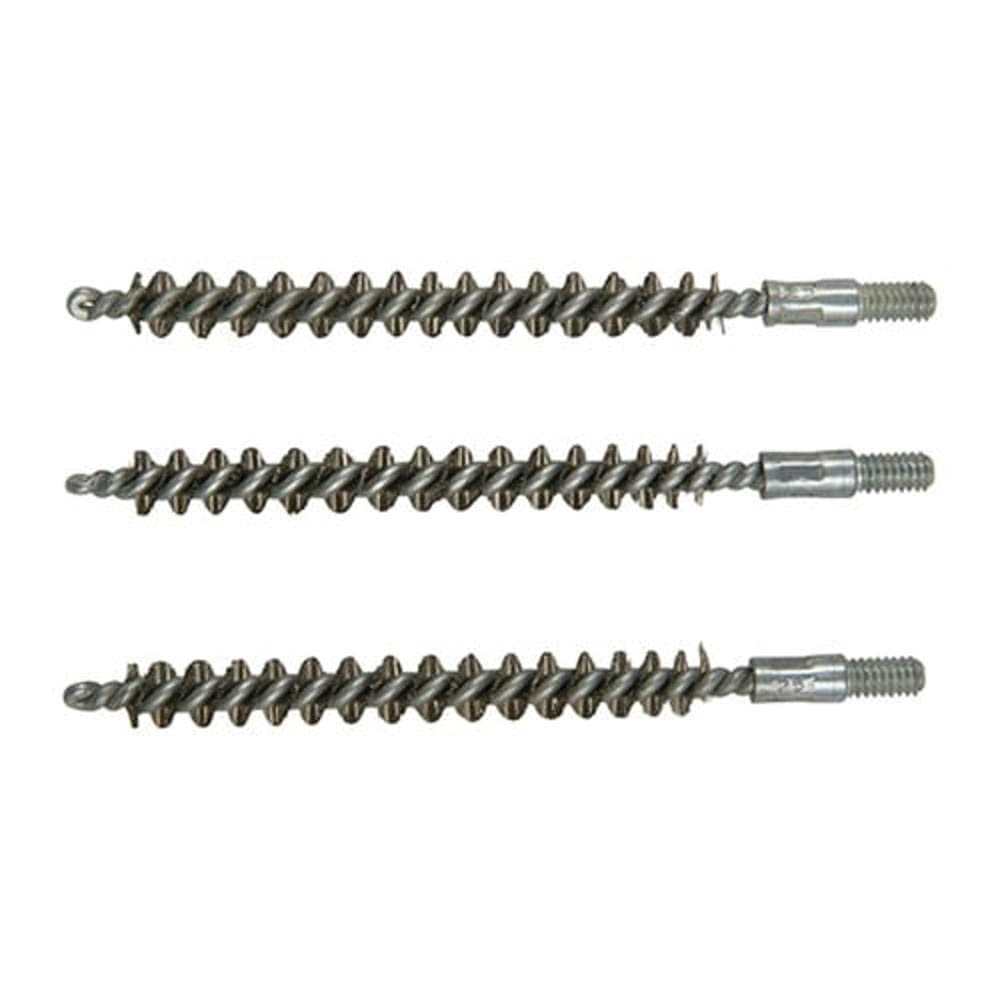 Brownells .243 Caliber/.25 Cal/6mm #8-32 Male Standard Line Bore Brush, Pack of 3