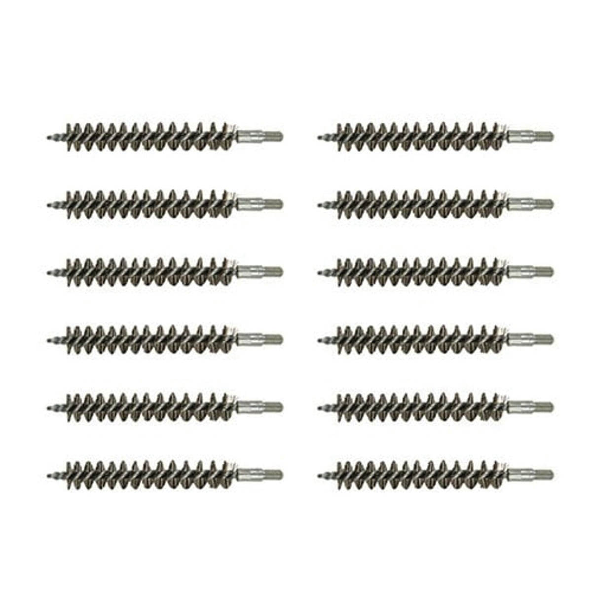 Brownells .35 Cal/.38 Caliber/.357 Cal #8-32 Male Standard Line Bore Brush, Pack of 12