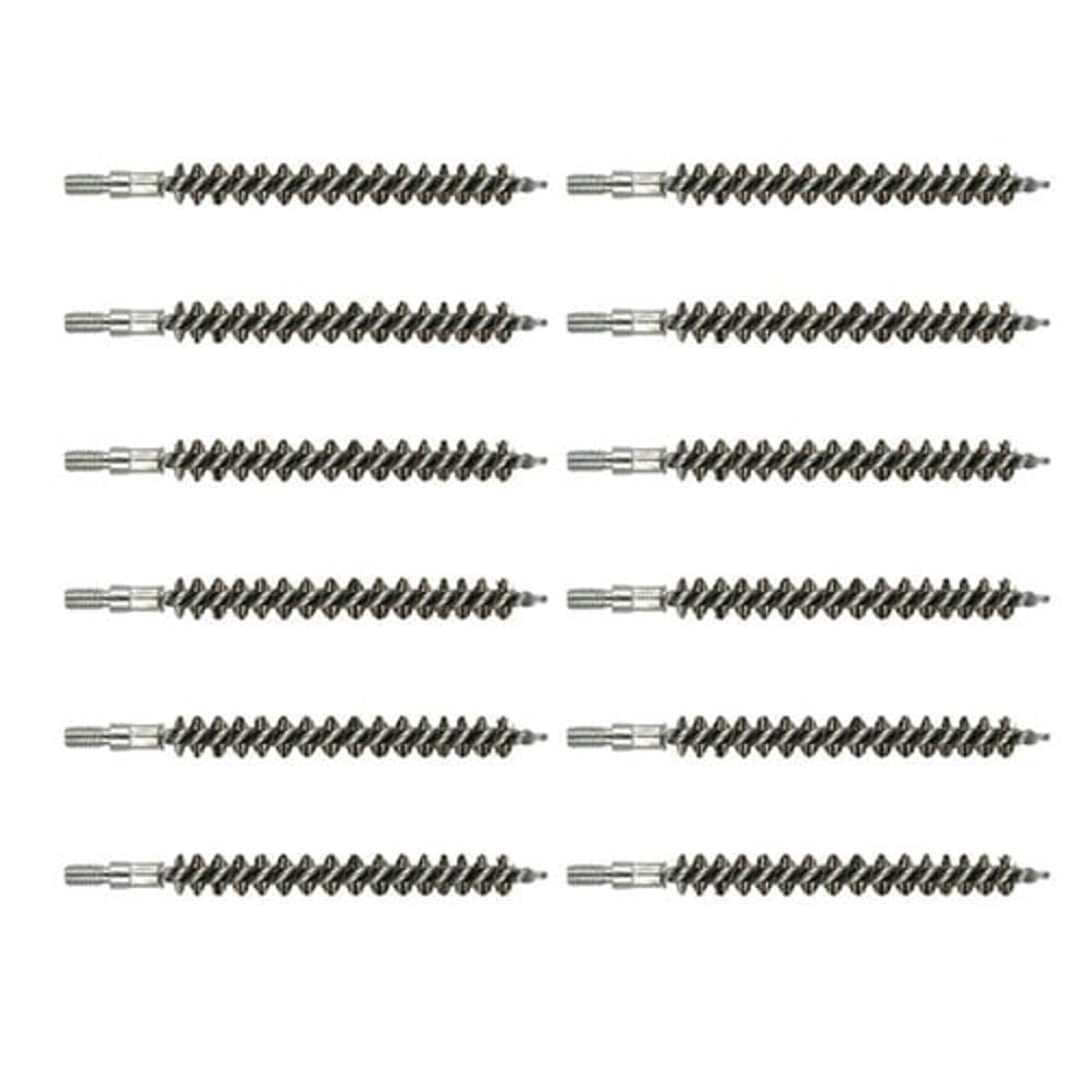 Brownells 7mm #8-32 Male Standard Line Bore Brush, Pack of 12