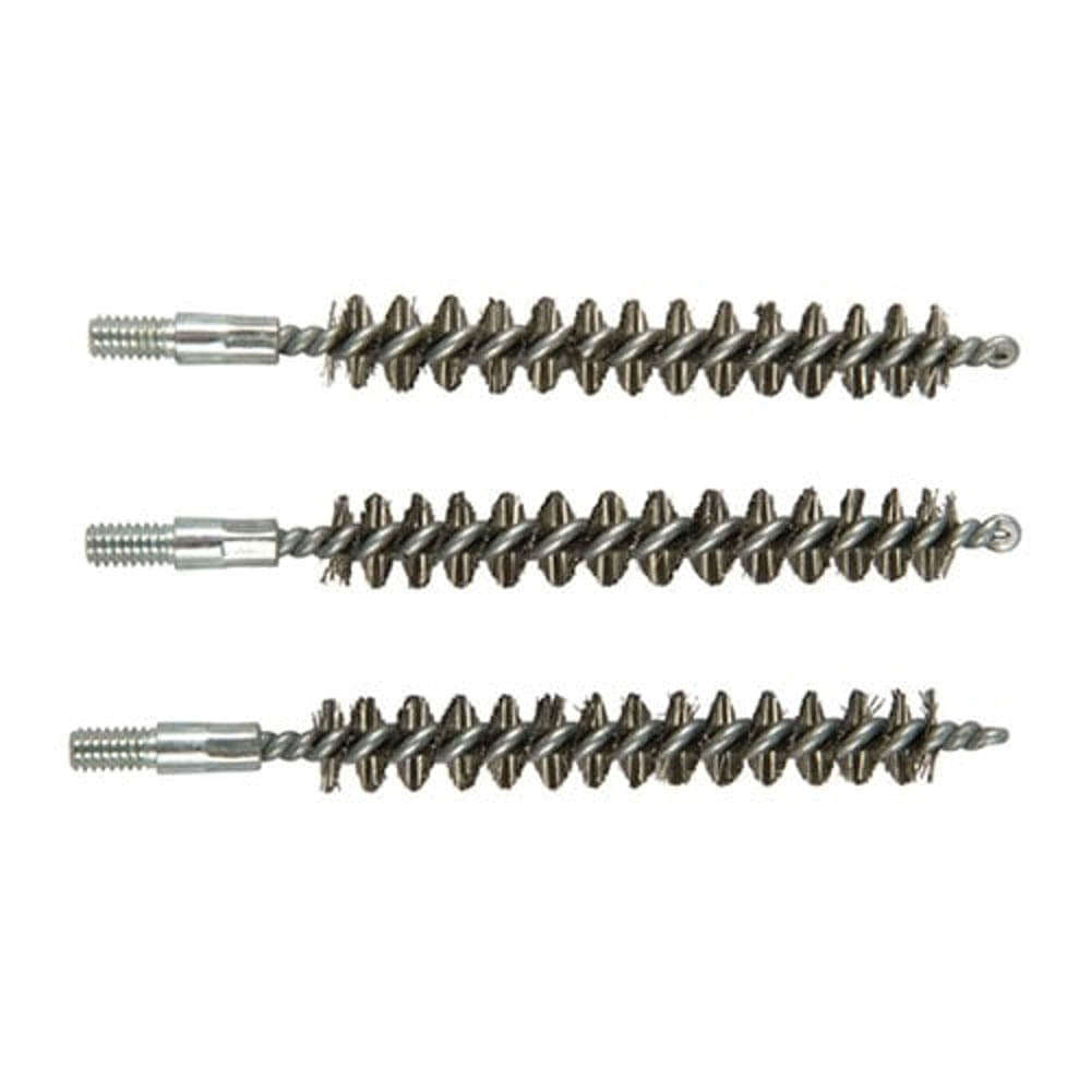 Brownells 8mm #8-32 Male Standard Line Bore Brush, Pack of 3