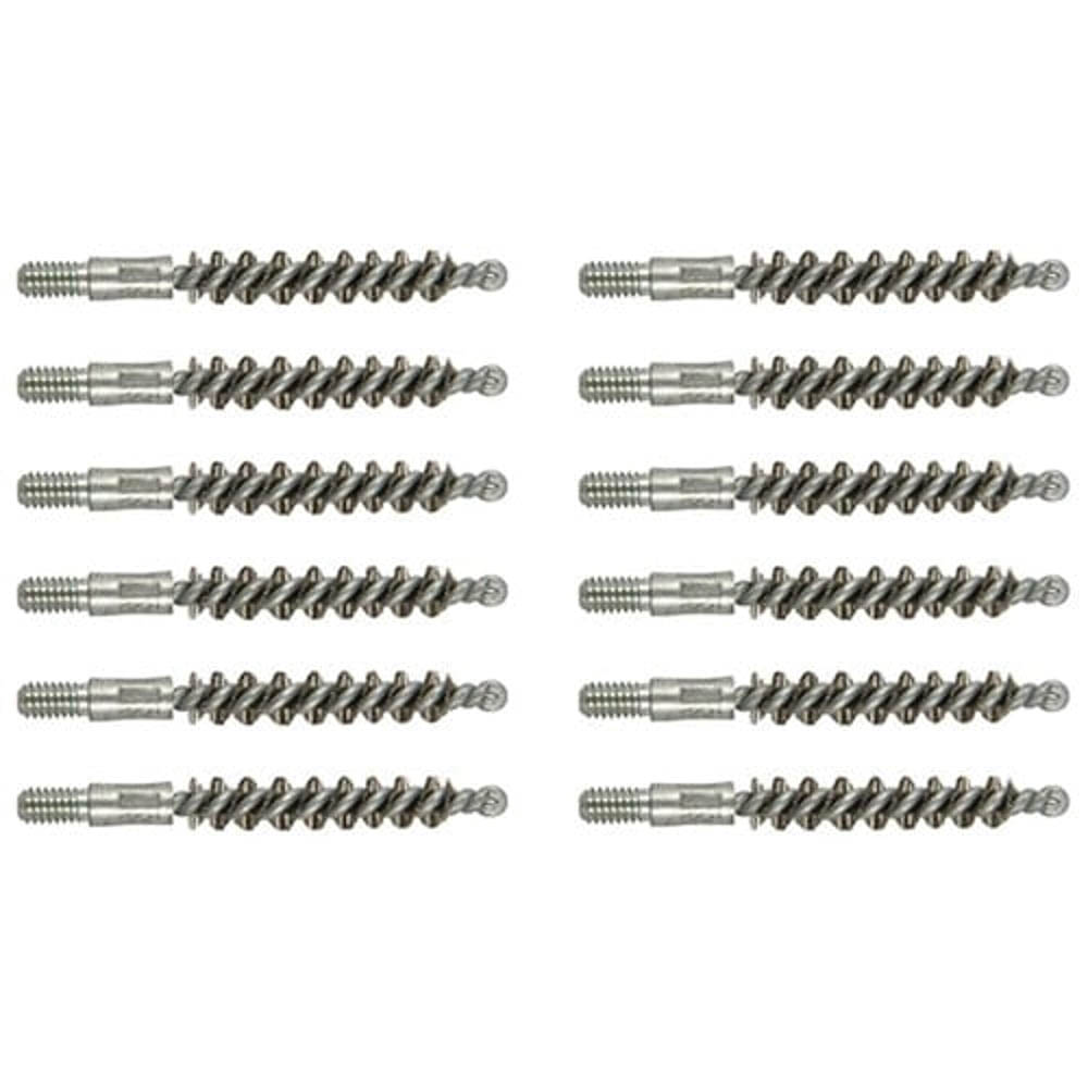 Brownells .22 Cal #8-32 Male Standard Line Bore Brush, Pack of 12