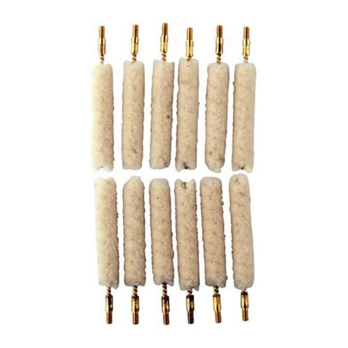 Brownells .35 Cal/.38 Caliber #8-32 Male Bore Mop, Pack of 12