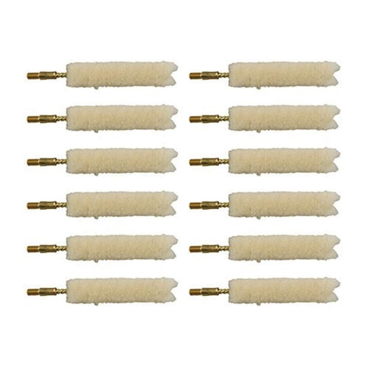 Brownells .40 Cal/10mm #8-32 Male Bore Mop, Pack of 12