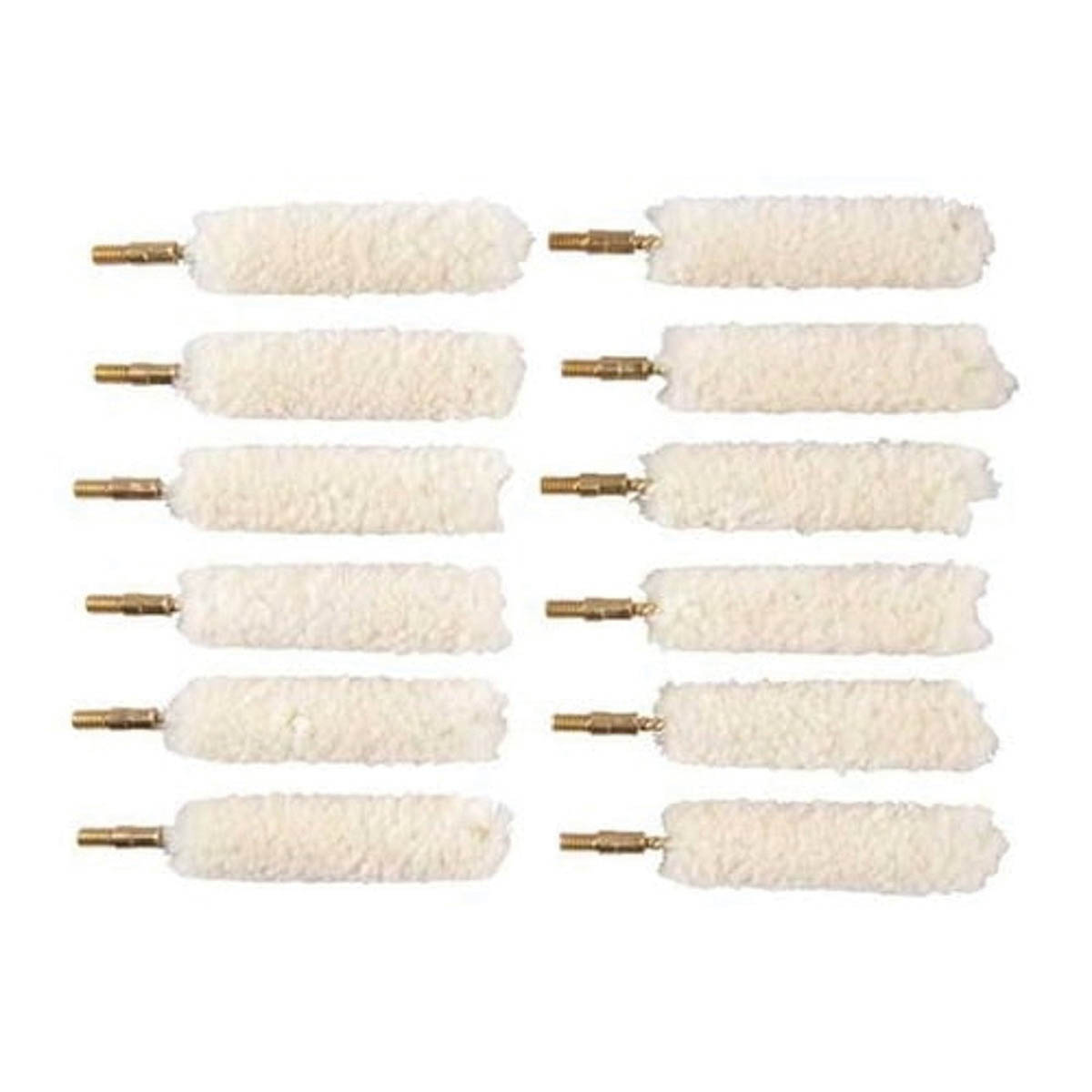 Brownells .44 Cal/.45 Cal #8-32 Male Bore Mop, Pack of 12