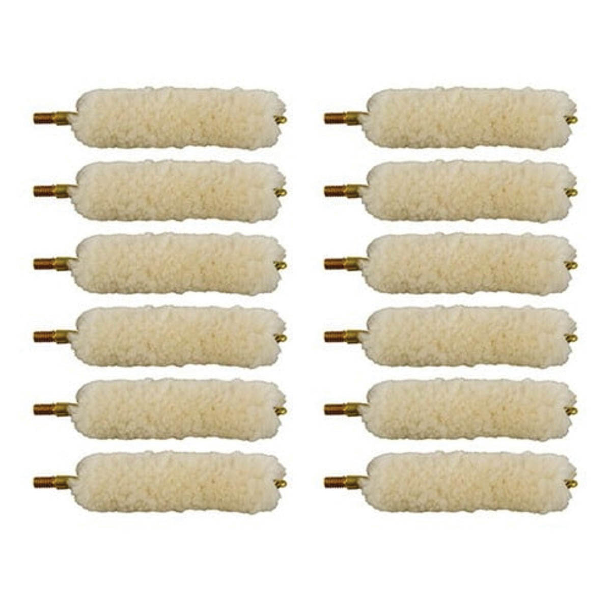 Brownells .50 Cal #8-32 Male Bore Mop, Pack of 12