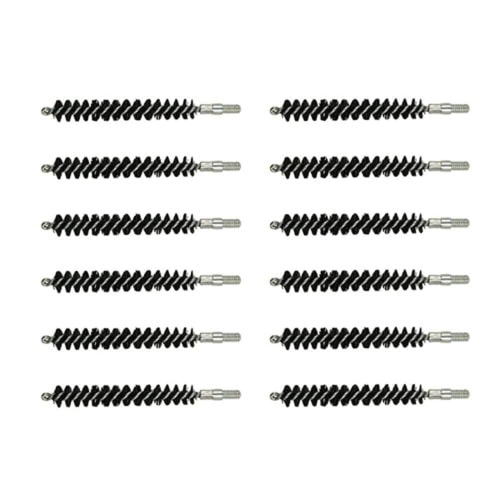 Brownells 8mm #8-32 Male Standard Line Bore Brush, Pack of 12