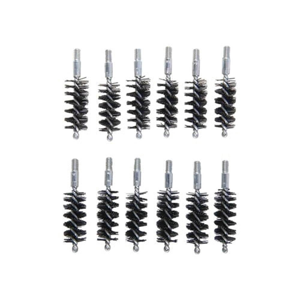 Brownells .44 Cal/.45 Cal #8-32 Male Standard Line Bore Brush, Pack of 12