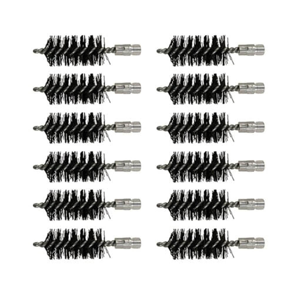 Brownells 12 Gauge 5/16-24 Male Standard Line Bore Brush, Pack of 12