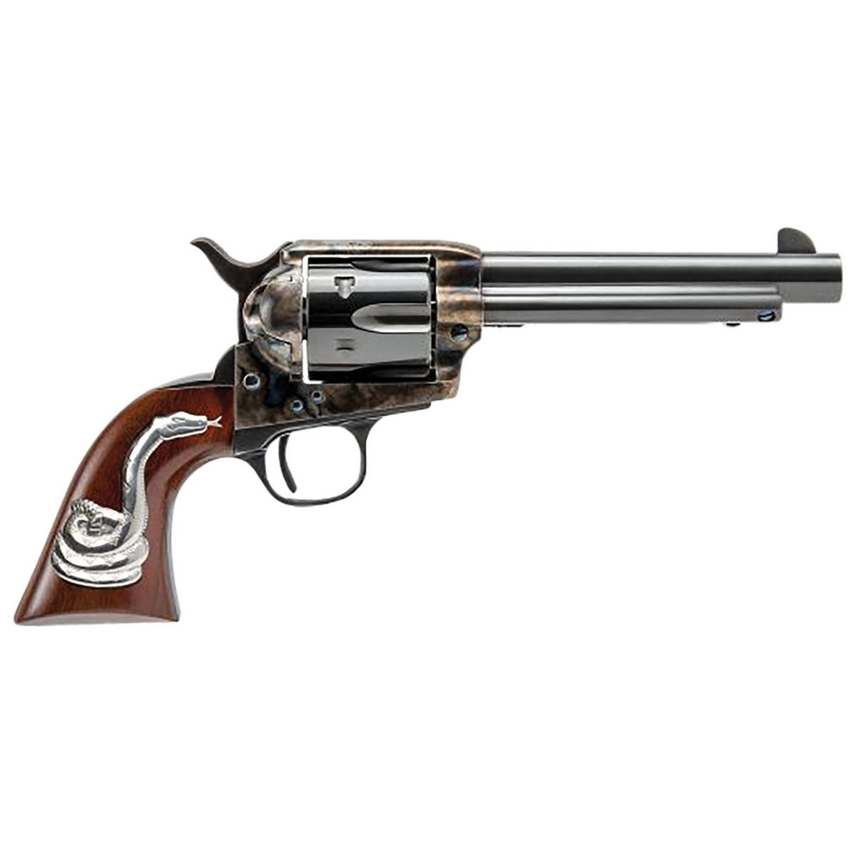 Cimarron Model P Man with No Name Conversion .45 Long Colt Revolver 5.50" 6rds, Blue - MP411SS/01 - Cimarron