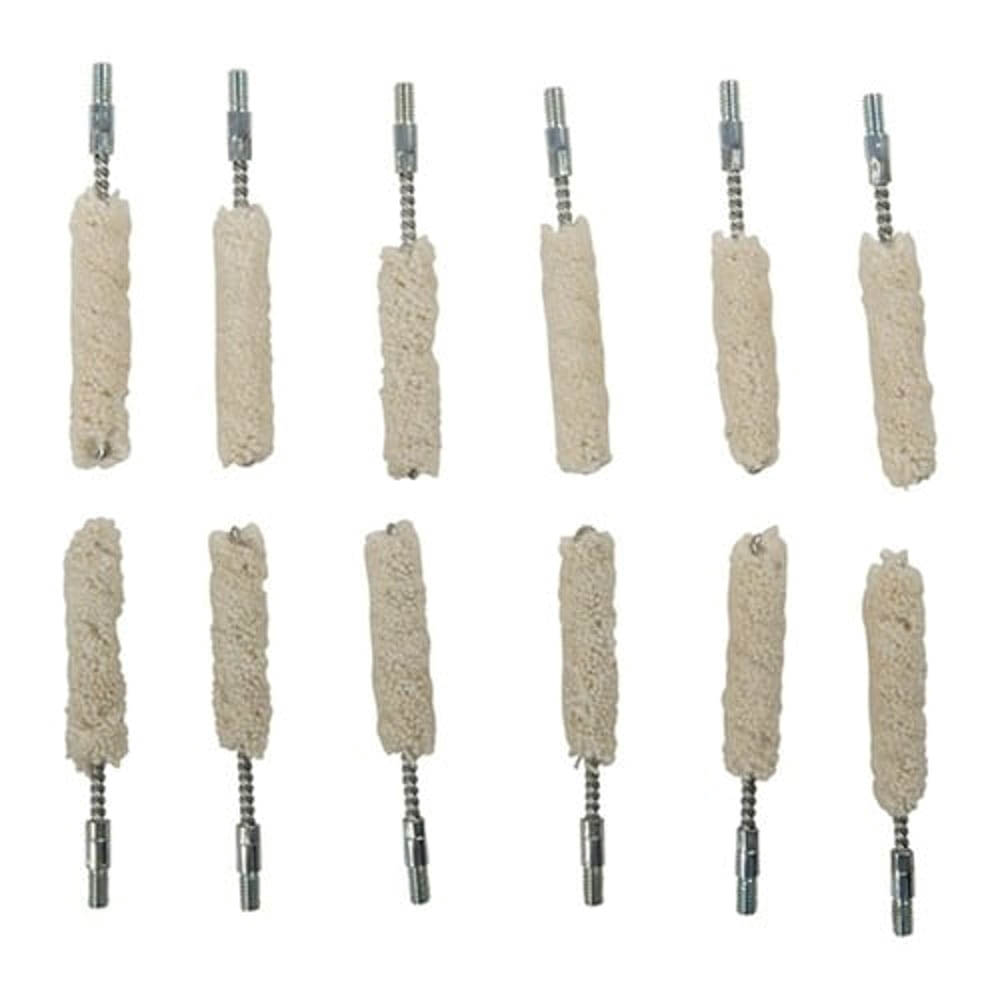 Brownells 12 Gauge 5/16-27 Female Double-Up Bore Mop, Pack of 12