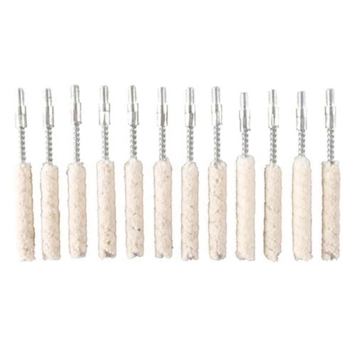 Brownells .22 Cal/.270 Cal/6.8mm #8-32 Male Bore Mop, Pack of 12