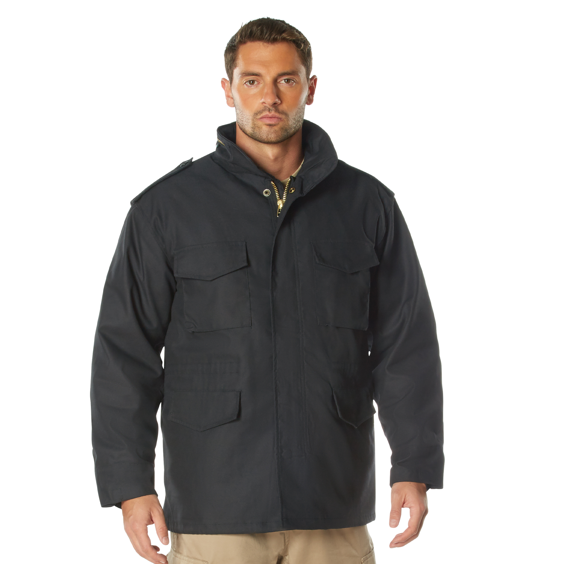 Rothco Rothco M-65 Field Jacket - Black, Medium