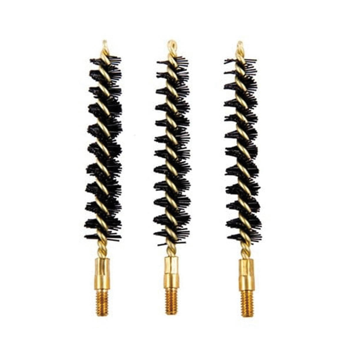 Brownells .35 Cal/.38 Caliber/.357 Cal #8-32 Male Heavy Weight Bore Brush, Pack of 3